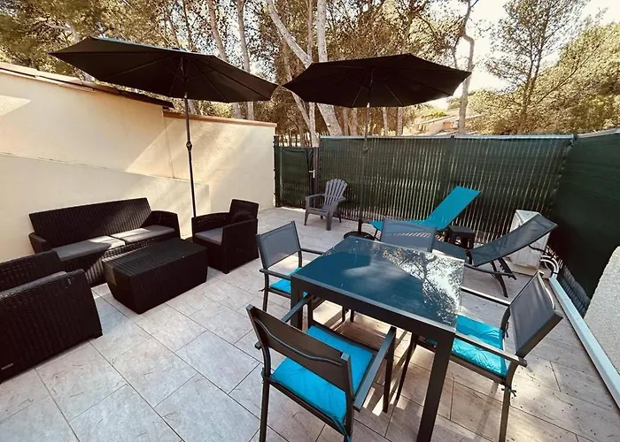 Charmante Climatisee Avec Piscine Et Parking Au Calme - Fr-1-607-158 Apartamento Agde